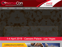 Tablet Screenshot of cinemacon.com